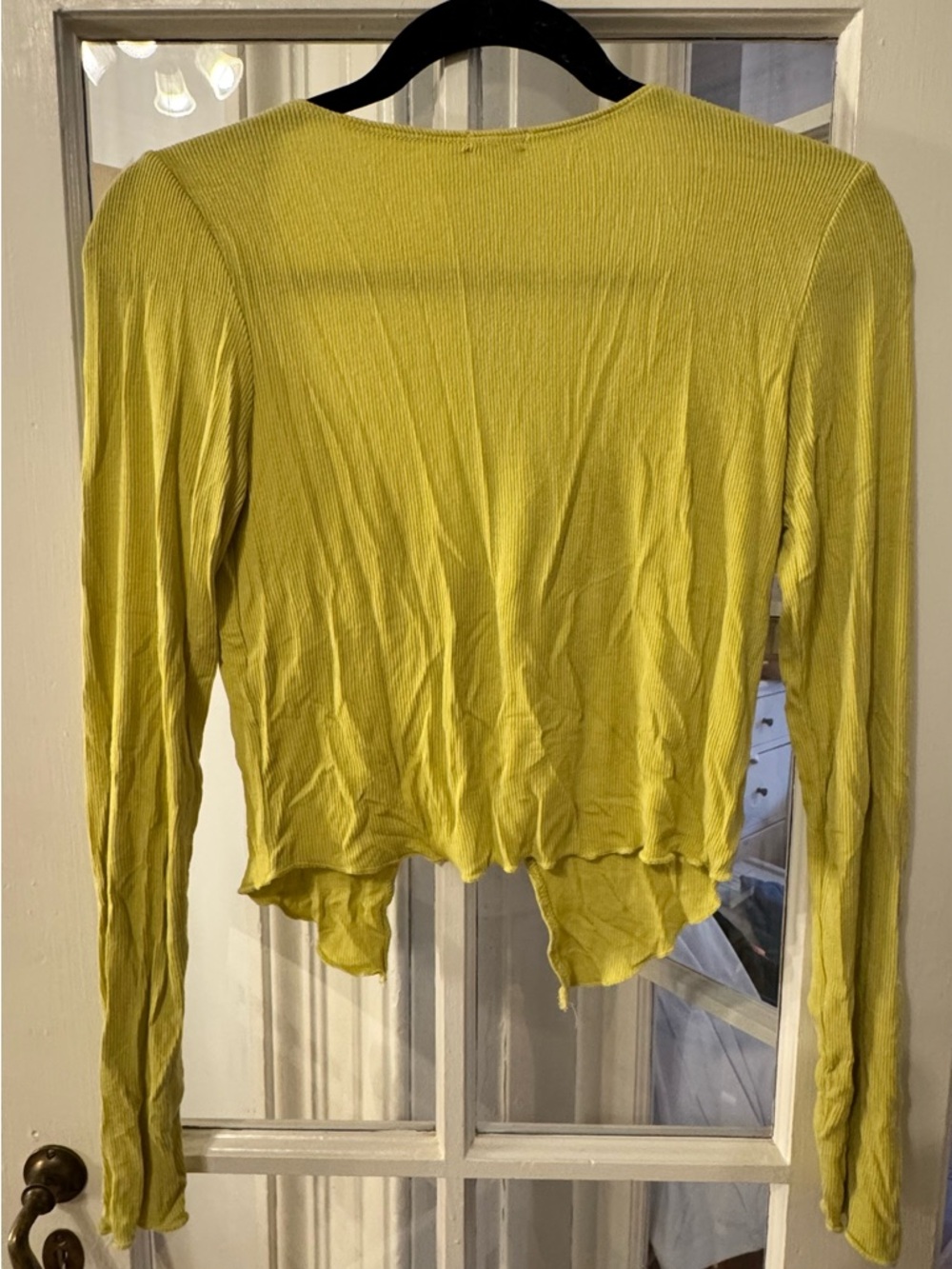 Garage Front-tie Cardigan - Picture 3 of 3